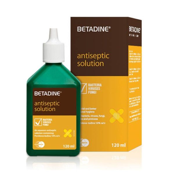 BETADINE ANTISEPTIC SOLUTION 120ml